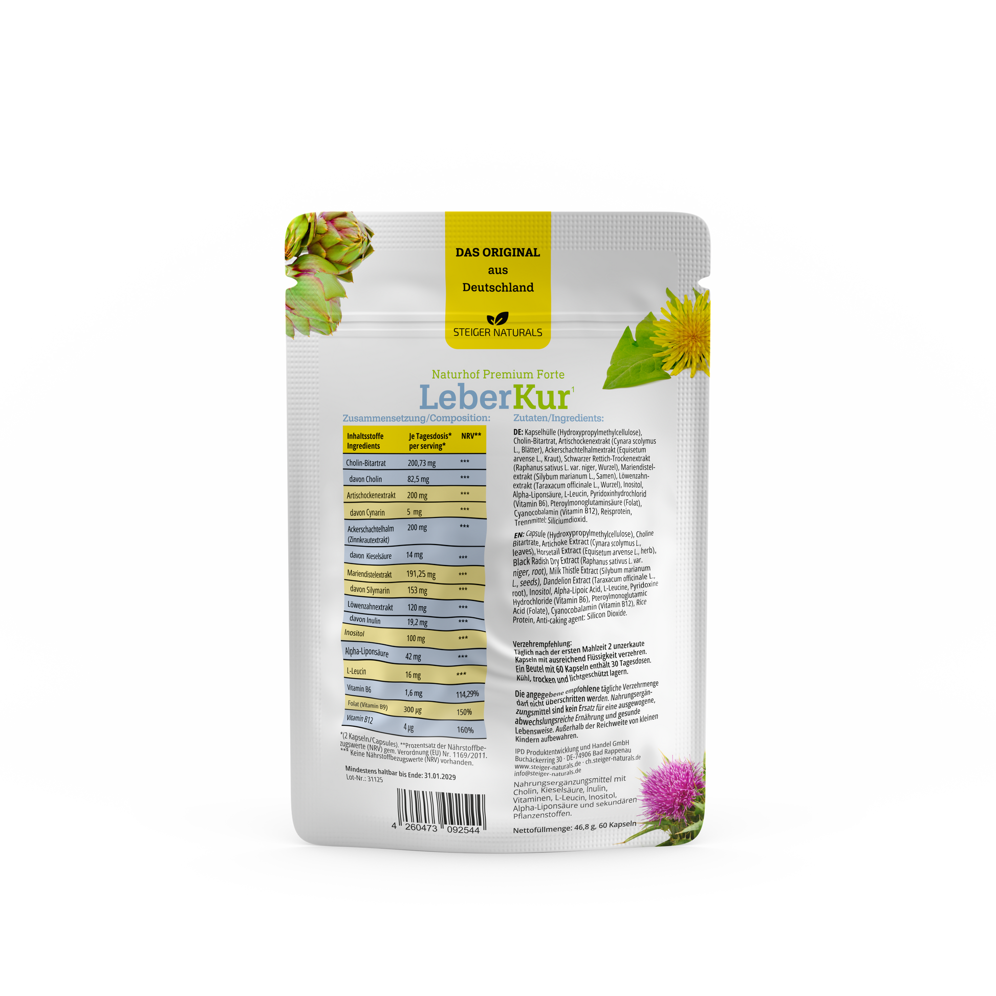 Steiger Naturals Leberkur Lebergesundheit*