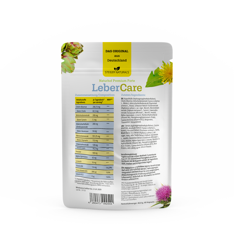 Steiger Naturals Naturhof LeberCare Lebergesundheit*